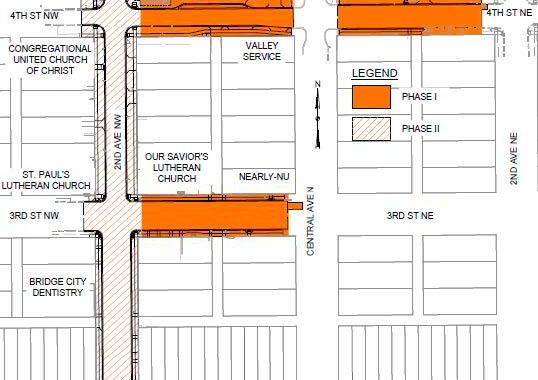 Paving improvement map for Aug. 5, 2024.