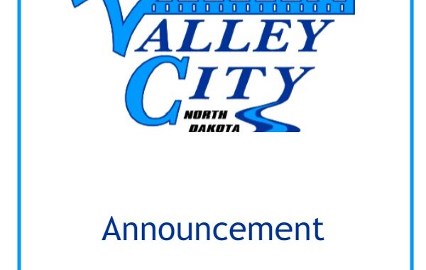 City of Valley City Announcement